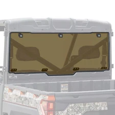 Dark Tinted Rear Full Windshield Fit for 2017-2025 Polaris Ranger XP 1000 / Crew
