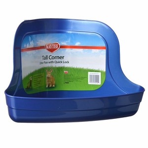 high corner litter pan