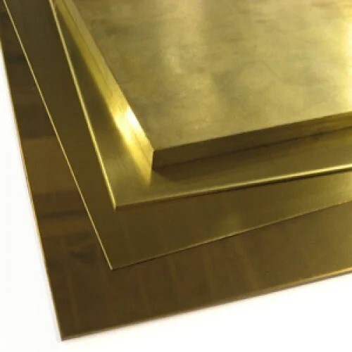 BRASS SHEET / PLATE ALLOY 260 1/8" (.125) x 6" x 6" - Picture 2 of 3