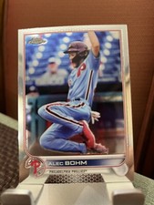 2022 Topps Chrome Alex Bohm Philadelphia Phillies Card #89