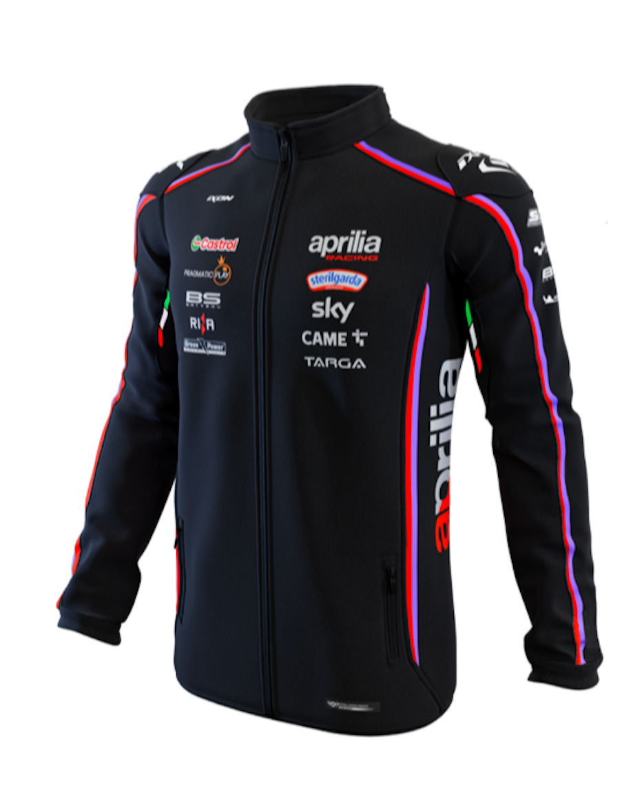 Official Aprilia Racing Team 2025 SW1 Black Ixon Sweatshirt 103101067