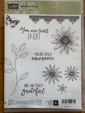 Stampin up Grateful Bunch Photopolymer Stamp Set of 8.