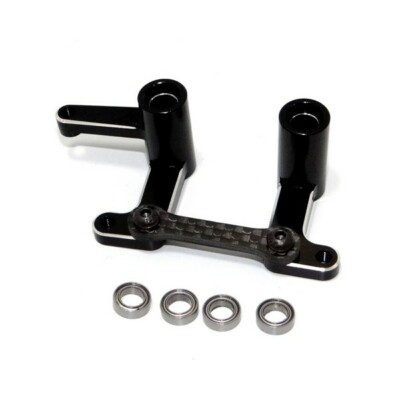 Hot Racing Aluminum & Carbon Steering Bellcrank for 2WD Slash, Stampede Rustler