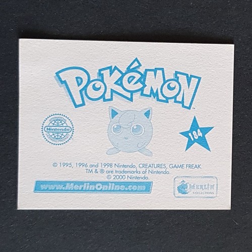 Pokemon "Figurine Adesive Merlin 2000 2a Serie" ENTRA e SCEGLI - Foto 348 di 406