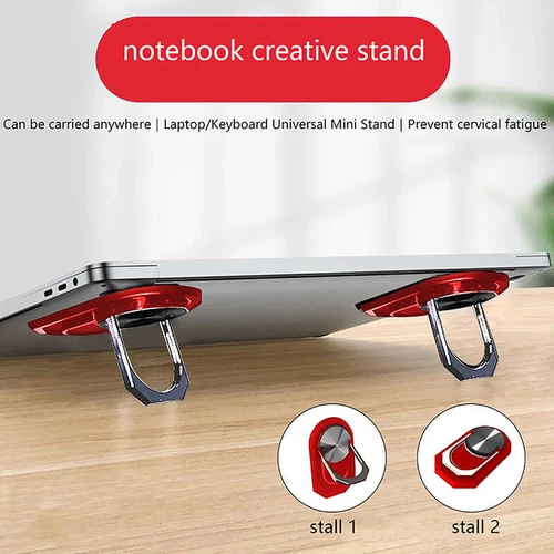2PCS Laptop Base Bracket Support For Tablet Keyboard Mini Cooling Stand Feet
