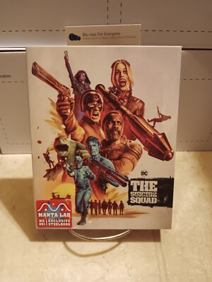 NEW The Suicide Squad 4K Full Slip SteelBook Blu-ray [2021] MANTA LAB Exclusive