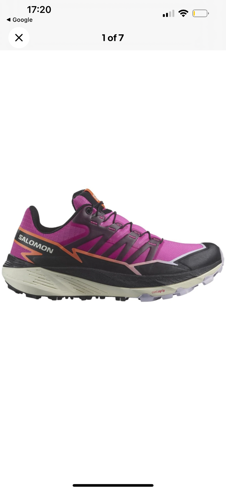 Scarpe da trail running donna Salomon 11 THUNDERCROSS rosa viola taglia 9
