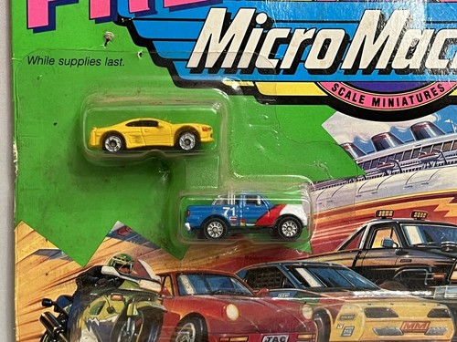 1995 Micro Machines Dirt Track Racers #18 With 2 Bonus Cars! 66166 Original Box - Picture 2 of 7