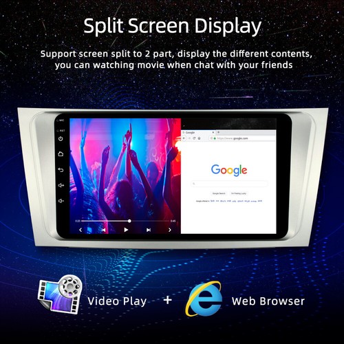 For Toyota Camry 2007-2011 Android 13 FM Carplay Car GPS Stereo Radio Head Unit - Picture 13 of 17