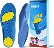 Bacophy Kids Orthotic Arch Support Insoles Flatfoot Orthopedic XXL Toddler NEW
