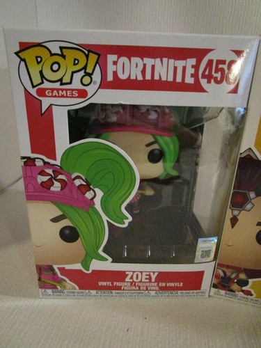 Funko POP Games FORTNITE # 463 Valor & #458 Zoey Vinyl Figures NEW in Boxes - Picture 2 of 7