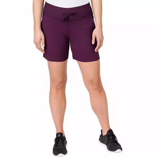 Tuff Athletics Purple Slash Pockets Activewear Hybrid Shorts