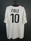 LIVERPOOL 2010/2011 AWAY FOOTBALL SHIRT #10 JOE COLE ADIDAS SOCCER JERSEY SIZE L