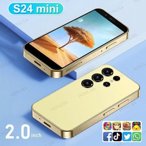 Neu S24 Mini Android Mini Smartphone 32GB Entsperrte Dual SIM 4G Handy 2,0 Zoll
