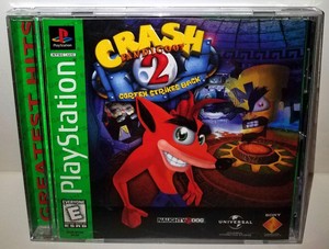 Crash Bandicoot 2 Cortex Strikes Back Greatest Hits Playstation 1 Ps1 Video Game Ebay
