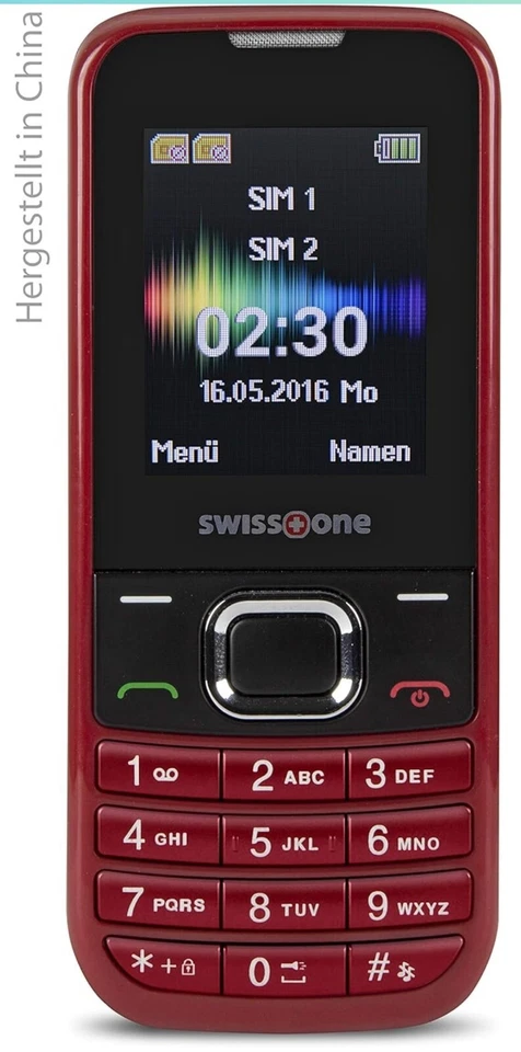 Telefono Dual Sim Display 1.77" Bluetooth Cellulare Con Fotocamera, Vivavoce  - Immagine 2 di 4