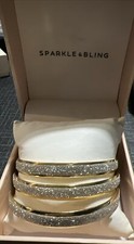 sparkle and bling bracelet Very Pretty gold And Silver New In Box