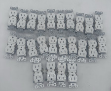 Lot of 24 Leviton 15A Tamper-Resistant Duplex Outlets White 2005A-1PK