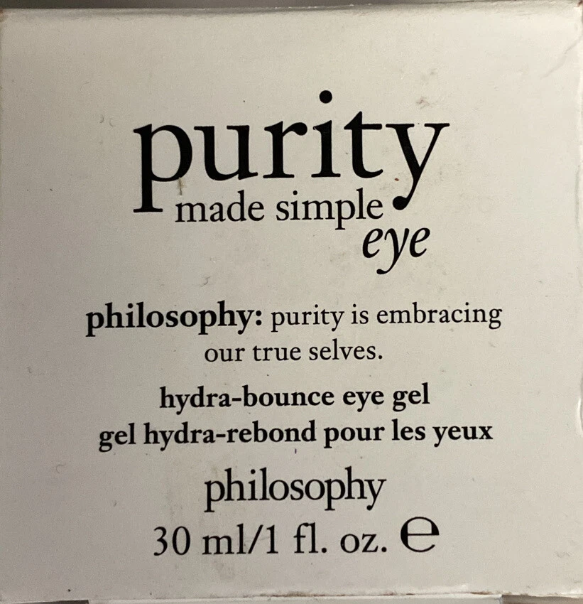 Philosophy Purity Made Simple Eye 1 fl. oz. Nuevo en caja. Envío gratis Foto 4 de 4