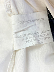 2 VTG Olga & Wandermaid 1980s Full Slip Black White Lace 34 A Antron Nylon