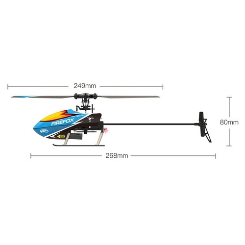 C129 2.4Ghz 6G Electronic Gyroscope Single Blade Helicopter Remote Flight Rc Toy - Picture 8 of 20