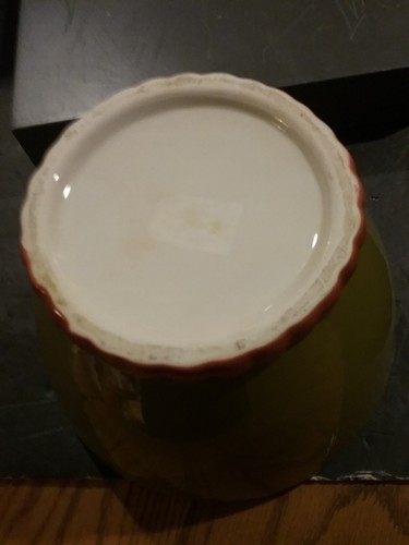 CERAMIC GREEN AND ORANGE 3 PIECE SET CERAMIC MIXING BOWLS - Picture 7 of 12