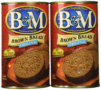 B & M Bread Brown Plain Pack of 2, Net WT 16 0z 1 LB 453g