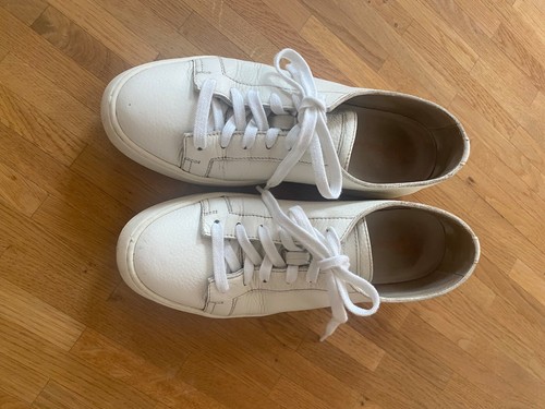 Santoni weiße Sneaker Hirschleder Gr 39 - Bild 2 von 13