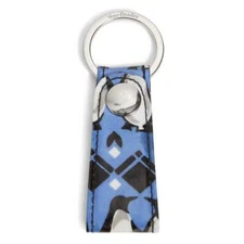 Vera Bradley **PENGUINS INTARSIA BLUE** Loop Key Chain NWT