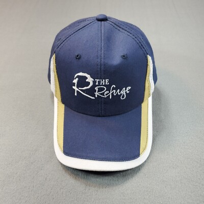 The Refuge Golf Club Lake Havasu Arizona Adjustable Hat One Size Blue EUC 