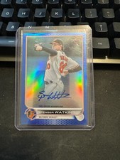 2022 Topps Chrome Blue Refractor /150 Spenser Watkins #RA-SW Rookie Auto RC