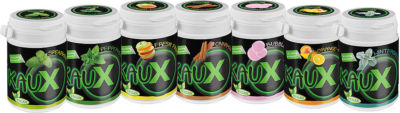 kauX Xylit Zahnpflegekaugummis 1,0g Xylitol, ohne Aspartam, verschiedene Sorten