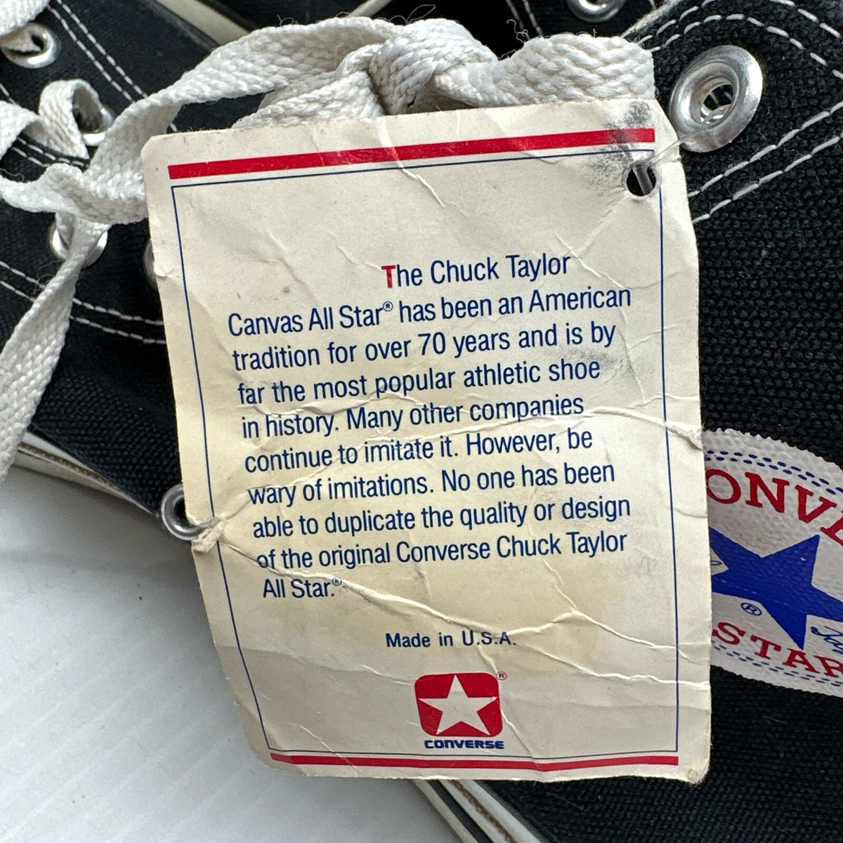 【たかお】【美品】ALL STAR 90's Made in USA VINTAGE 80/90's Chuck Taylor Converse All Star High Tops USA