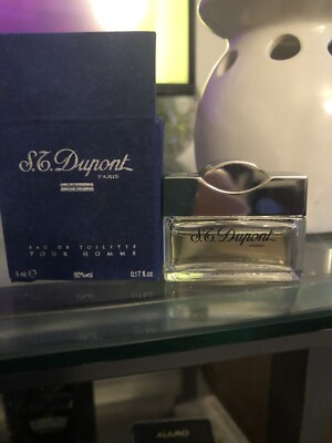 2 S.T. Dupont pour homme eau de toilette Miniature Mens Cologne 5 Ml Each