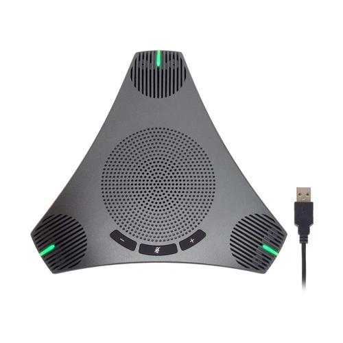 Conference Speaker and Microphone, 360° Omnidirectional USB Speakerphone Mi