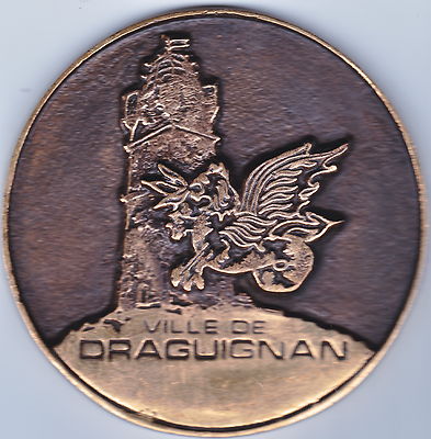 Médaille Ville De Draguignan En Bronze - Uni-face - XXe Siècle - TTB+