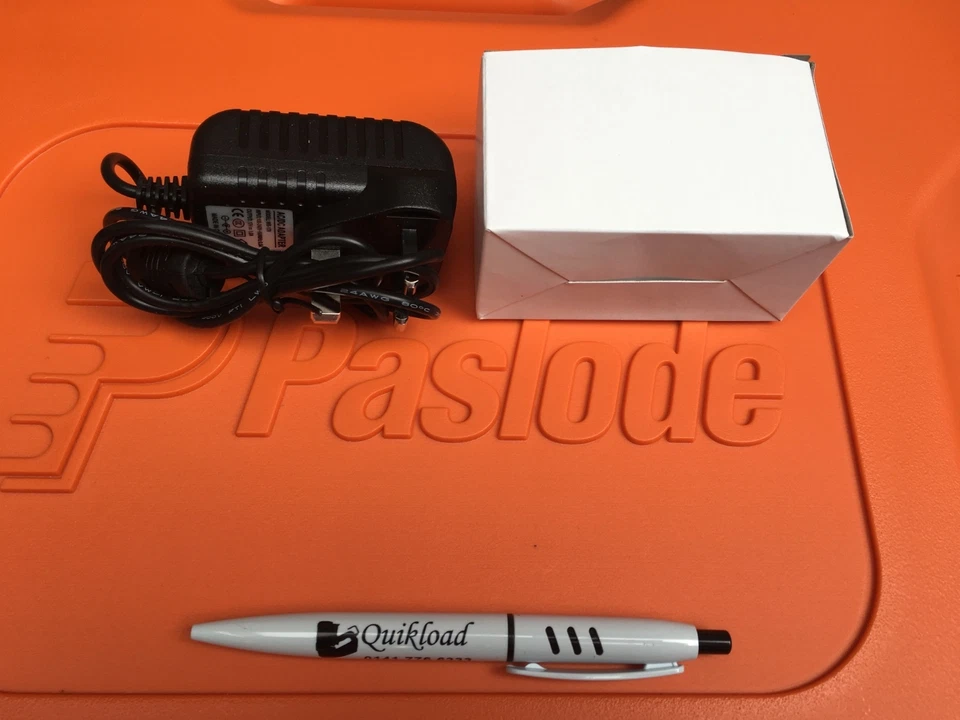 REPLACEMENT PASLODE AC/DC UK ADAPTER FREE QUIKLOAD PEN