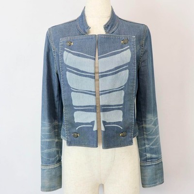 Rare VIVIENNE WESTWOOD Anglomania Denim Napoleon Jacket Used Size 