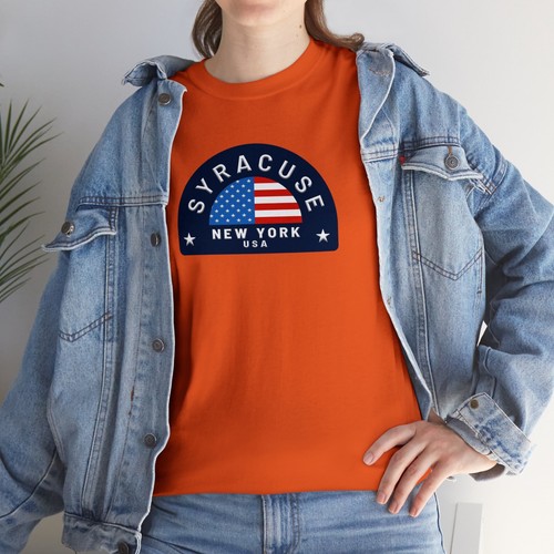Syracuse, NY, Unisex Heavy Cotton Tee