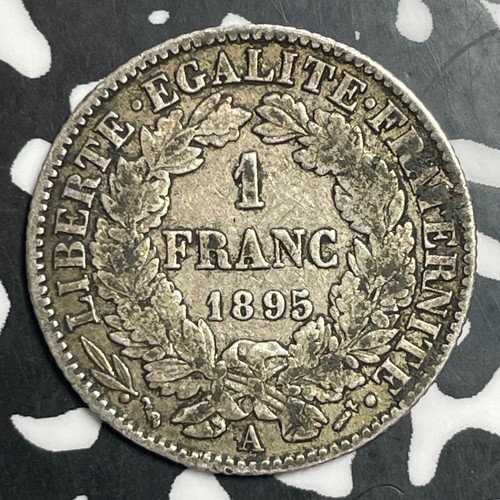1895-A France 1 Franc Lot#T2623 Silver!