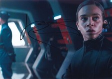HANNAH JOHN KAMEN signed Autogramm 20x25cm STAR WARS in Person autograph COA