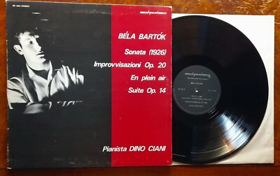 Bartok Dino Ciani piano Dynamic Italy LP M-