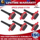6 Pack Ignition Coils For Dodge Grand Caravan Journey Wrangler 2011-2017 V6 3.6L