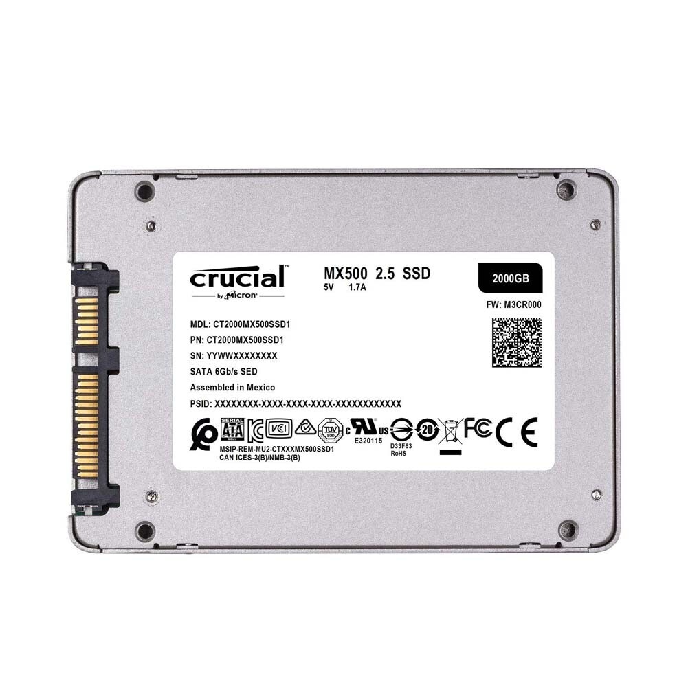 Crucial MX500 2TB Internal SATA 6GB 2.5'' (CT2000MX500SSD1