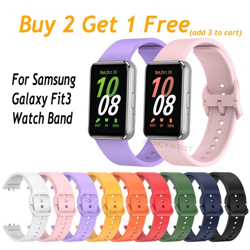 For Samsung Galaxy Fit 3 Watch Band Silicone Band Sport Strap Wristband Bracelet - 第 1/21 張圖片