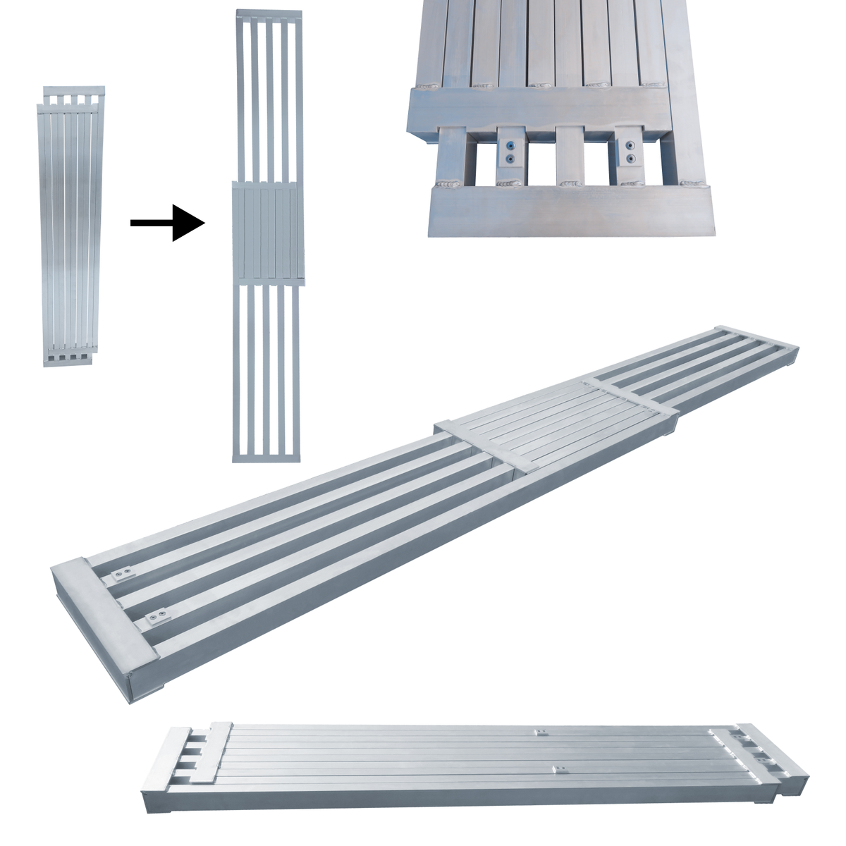 Bohle Tragkuli – Trageklemme Für Platten, Max. 160 Kg, Rutschfester Rautenbelag, 1 Paar, Aluguss