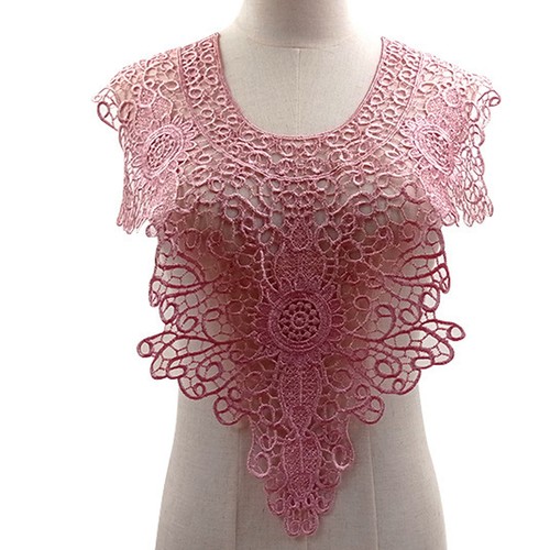 Adorno De Cuello De Tela Guipur Para Fiesta Banquete - Imagen 6 de 18