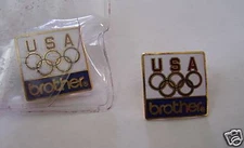 Brother (International) Sponsor USA Olympic Pin New