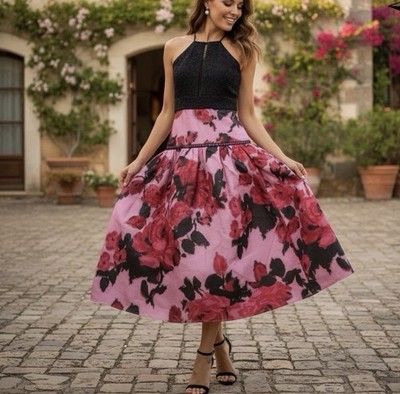 tuckernuck pink and red dress In this Thanksgiving edition of on Wednesdays we wear Pink! I'm styling a beautiful dress from @tuckernuck that is perfect for a special event, has pockets, and is so comfortable to