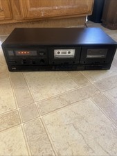 JVC TD-W106 Stereo Double Cassette Deck Player And Recorder Tested